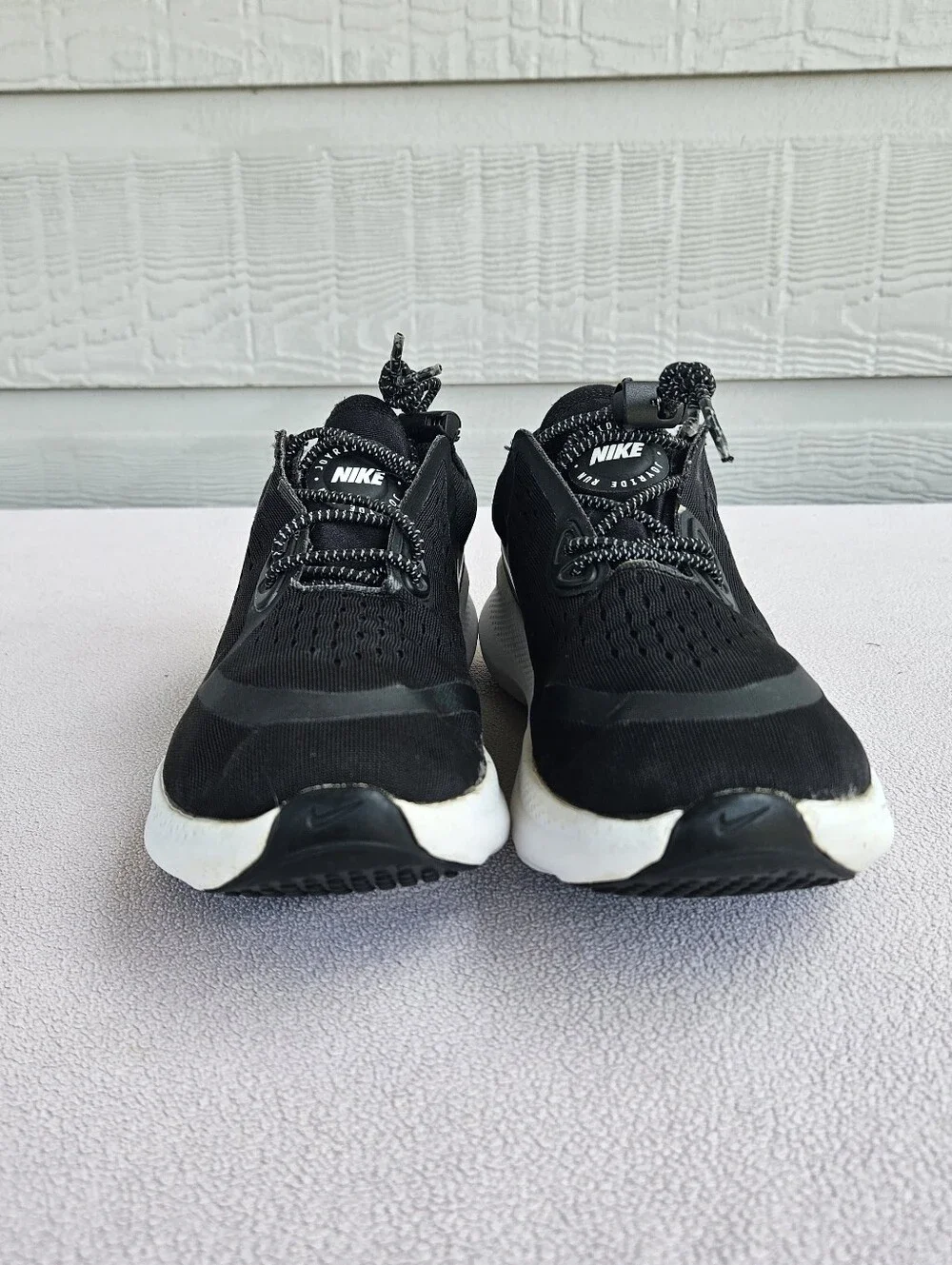 Nike Joyride Dual Run Sneaker Youth SZ 4.5Y Slip-On Black White CN9600-020